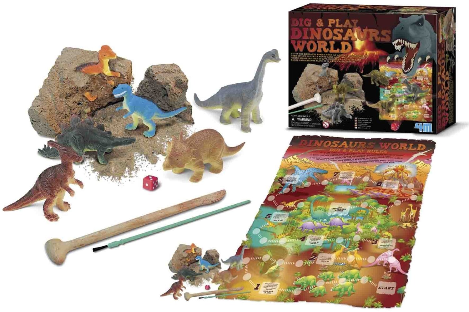 حفاری دنیای دایناسور ها ( Dig & play / Dinosaur World )