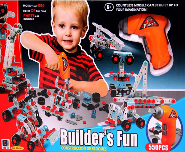 مکانیک دریل دار کودک ( Builders fun )