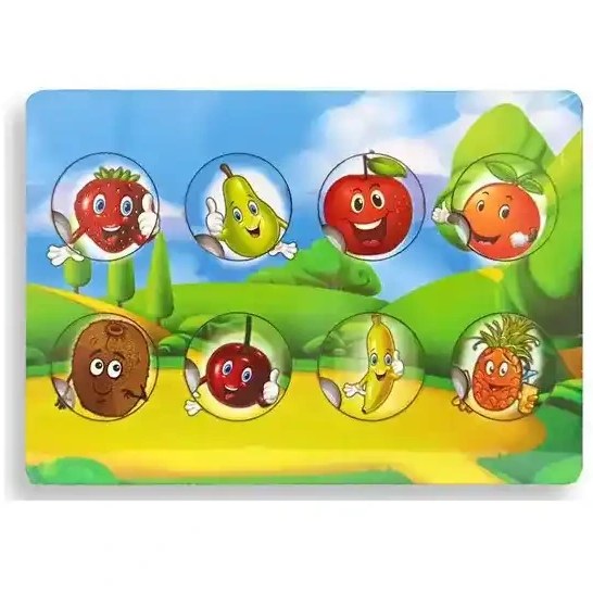 پازل چوبی میوه ها